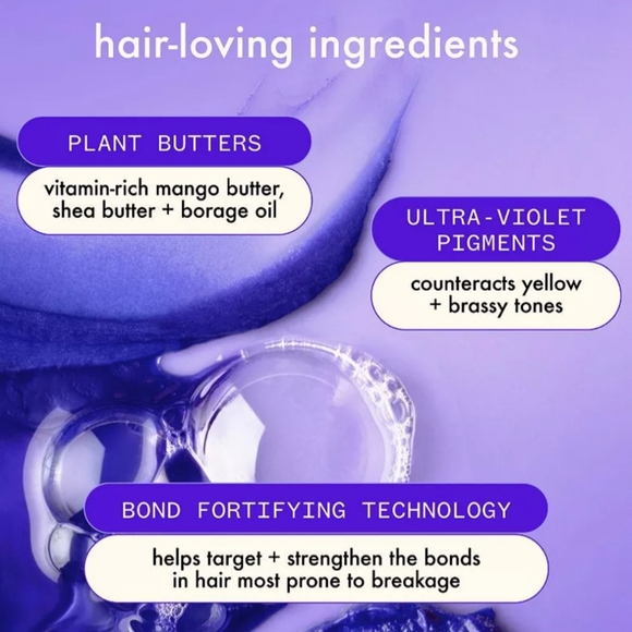 Amika Bust Your Brass Blonde  Strength Repair Shampoo. - Picture 4 of 5